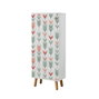 Hanah Home B 943 Zapatero, Organizador de Zapatos, Aglomerado Revestido Melamina, Blanco, 50x135x38 cm